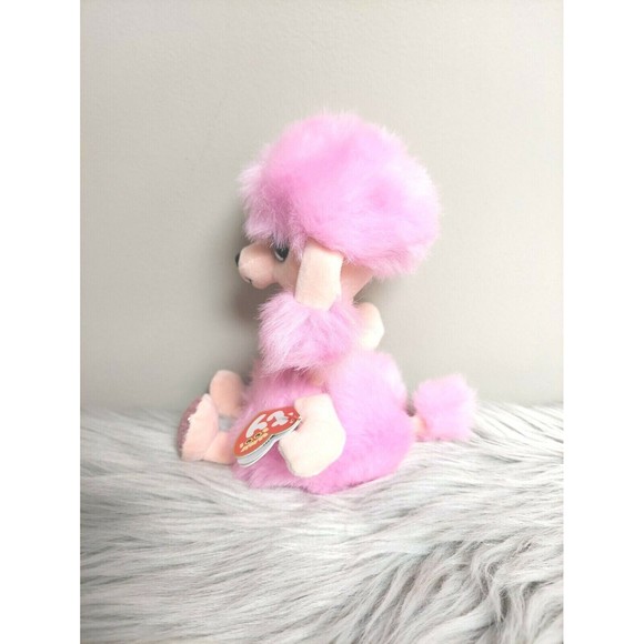 TY Beanie Boos Camilla Pink Poodle Dog 9" Plush Stuffed Animal Toy 2020 NWT - Picture 2 of 3